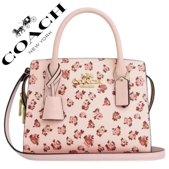 NOT FOR SALE COACH Andrea Carryall Bag With Rose Print - Picture 1 of 7